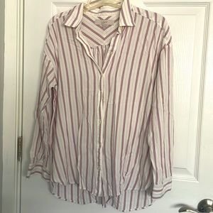 Loft Striped Button Down